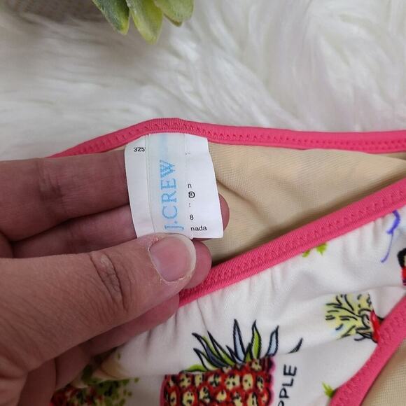 J. Crew Size Medium Tropical Print Bikini Bottoms - Picture 4 of 10